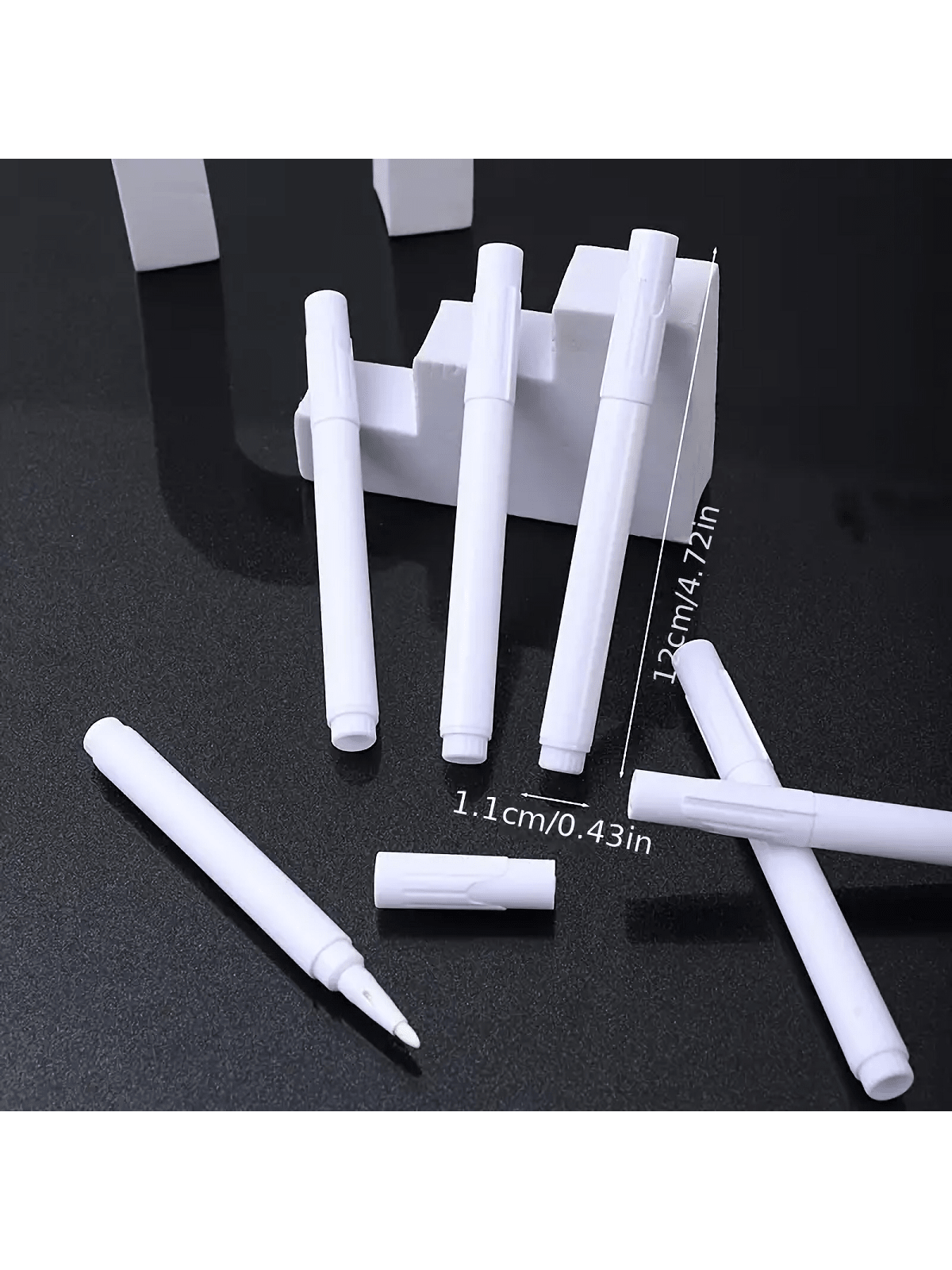 12pcs White Liquid Chalk Marke - Correction Fluid White avis et prix