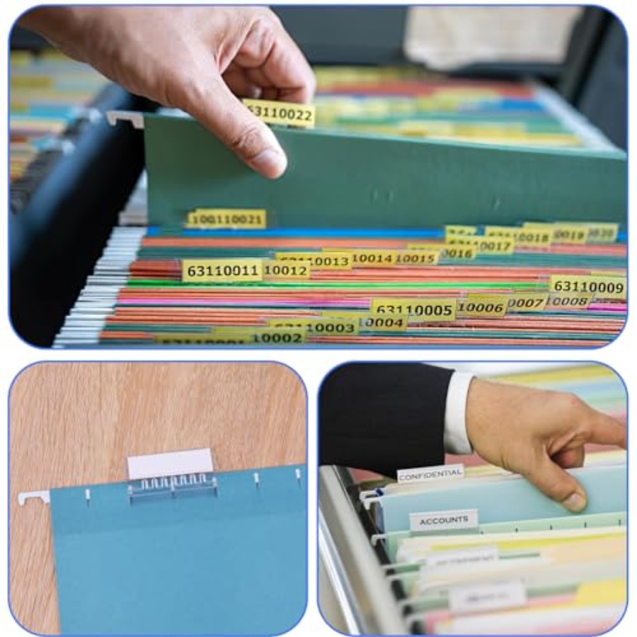 Hanging File Folder Tabs, 120  - File Folder Hanging avis et prix