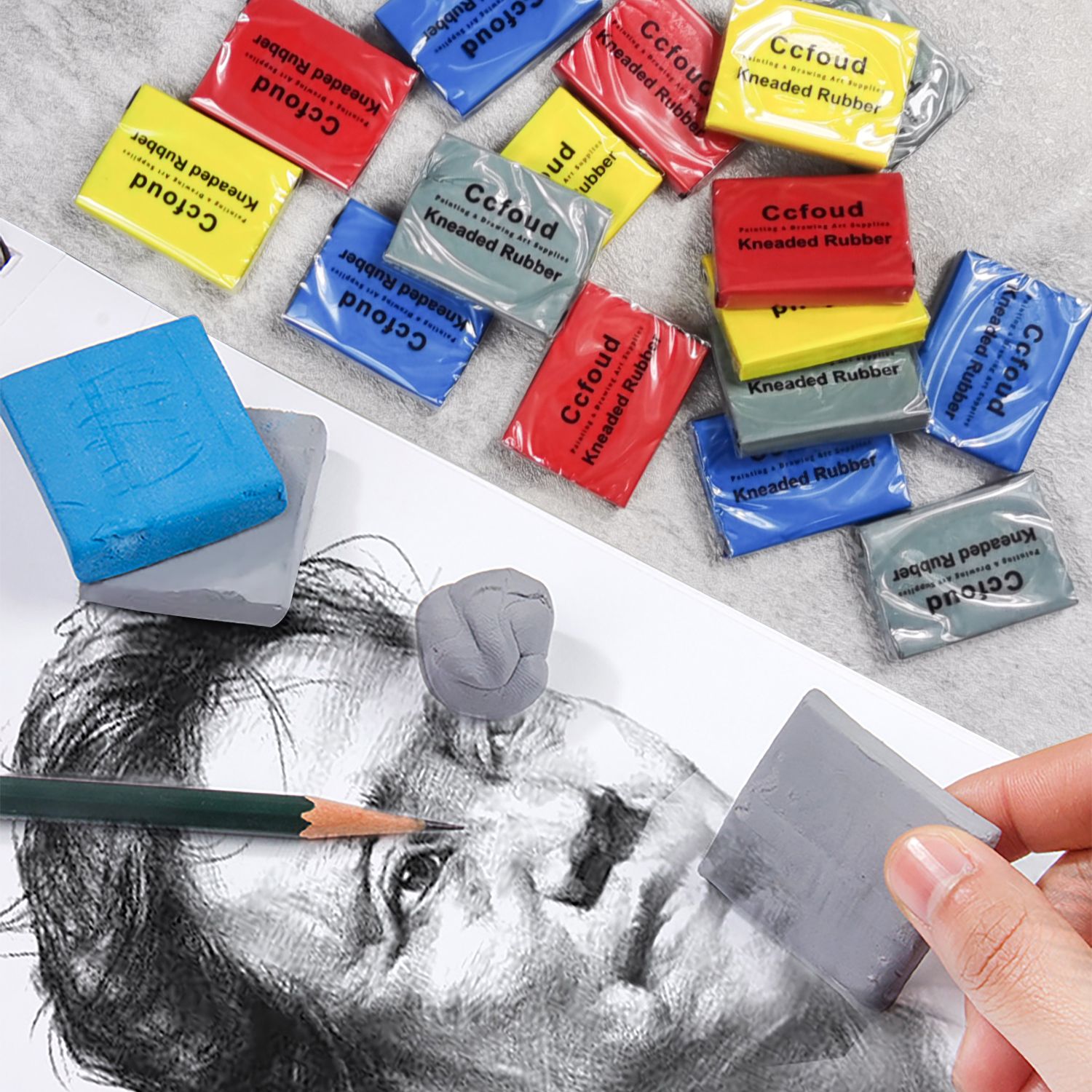 Kneaded Rubber Erasers, Colore - Rubber Eraser Kneaded avis et prix