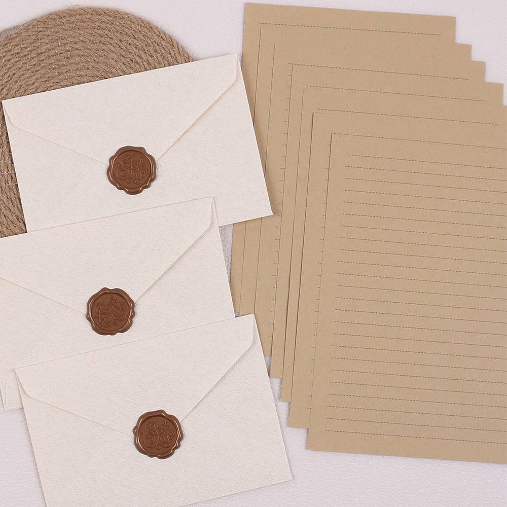 Stationery Set with Envelopes  - Wax Seal Stamp Kit avis et prix
