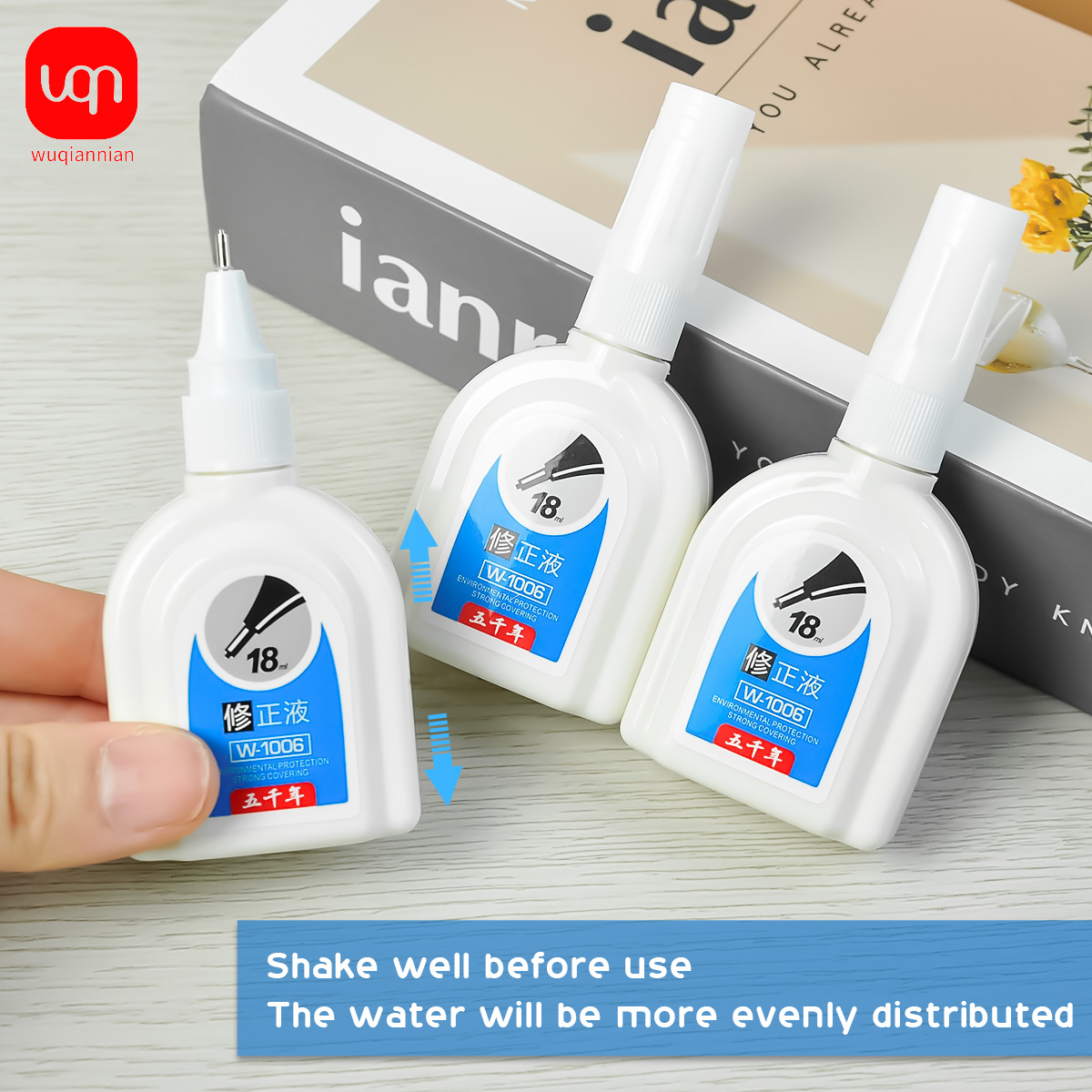 WQN-1/3/6PCS Simple White Corr - Correction Fluid White avis et prix