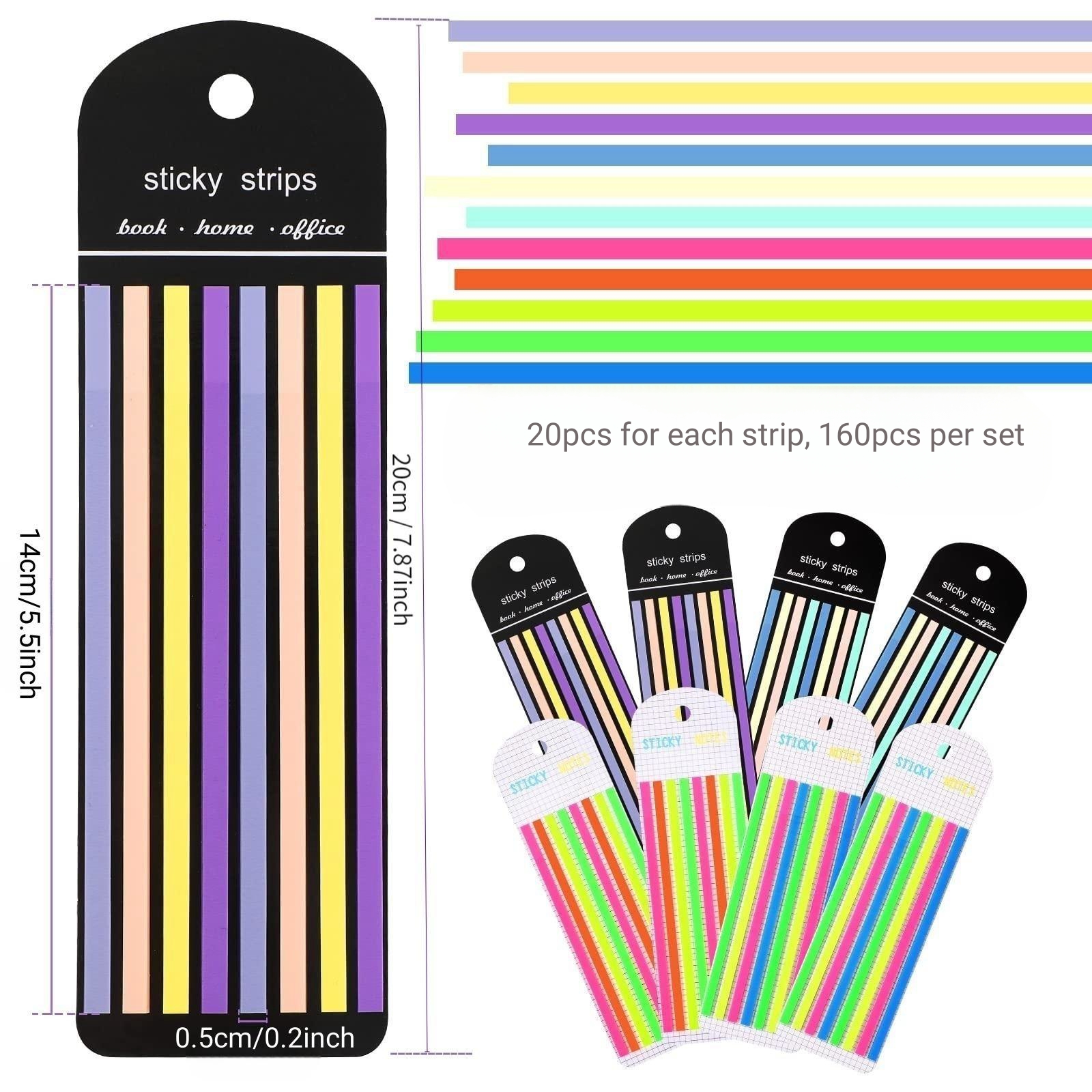 Multi-colored Long Strip Index - Index Tab Divider avis et prix