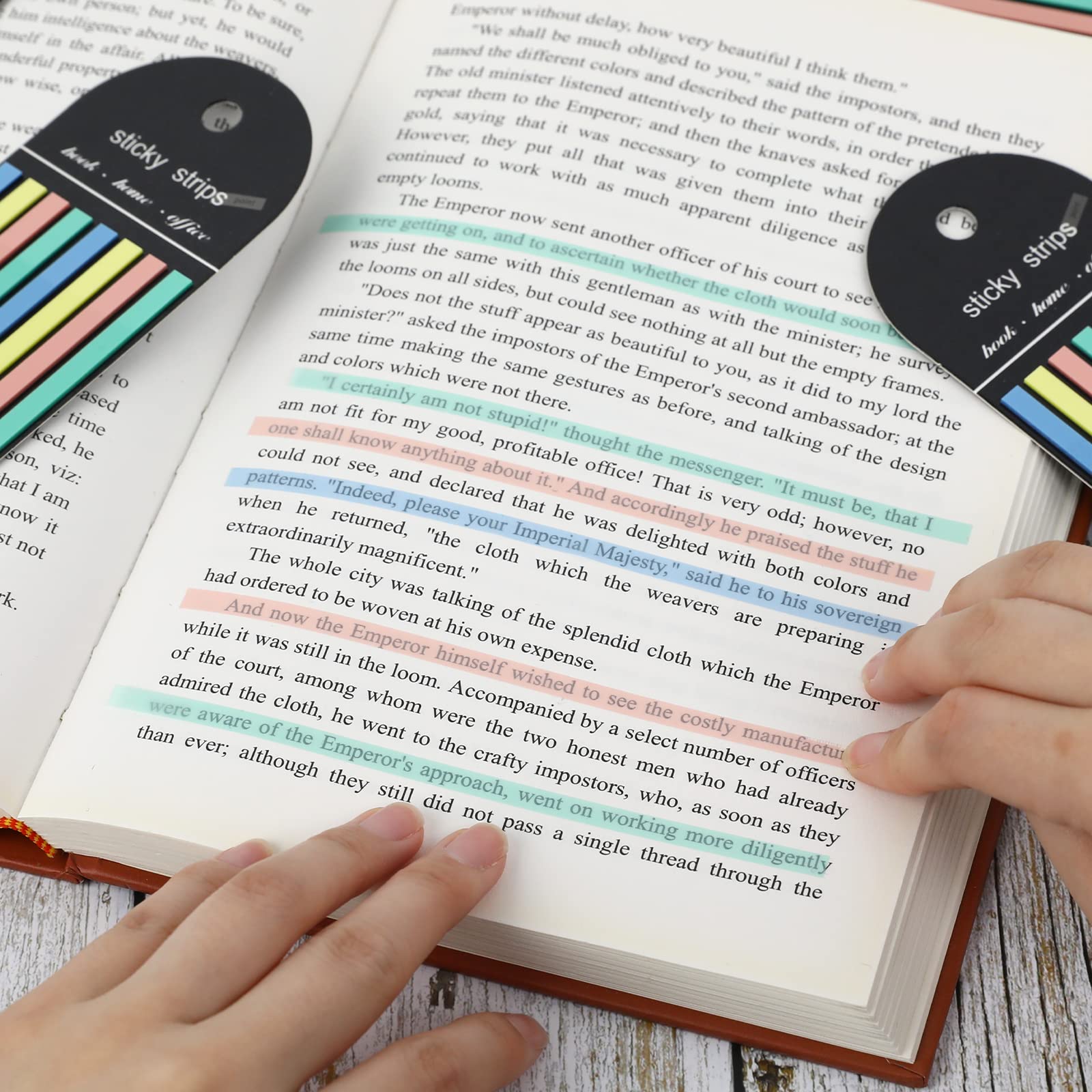 Multi-colored Long Strip Index - Index Tab Divider avis et prix