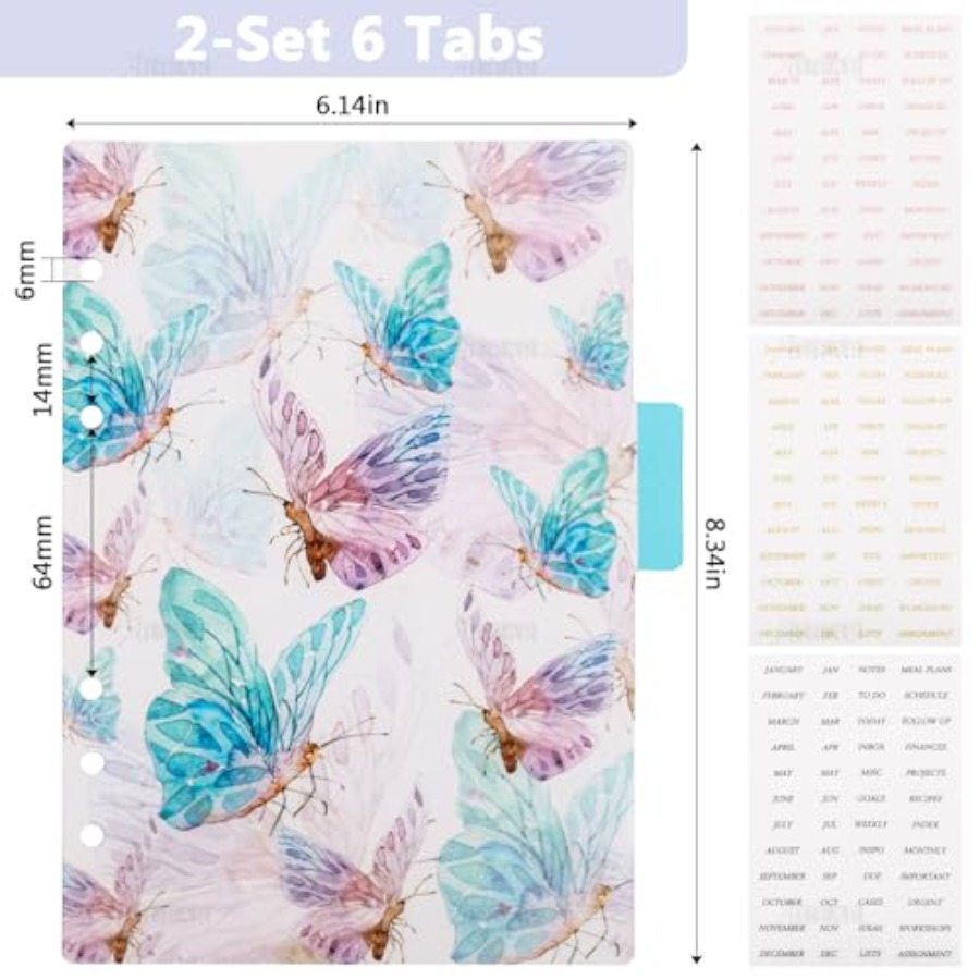 , 12 Pack Binder Index Divider - Index Tab Divider avis et prix