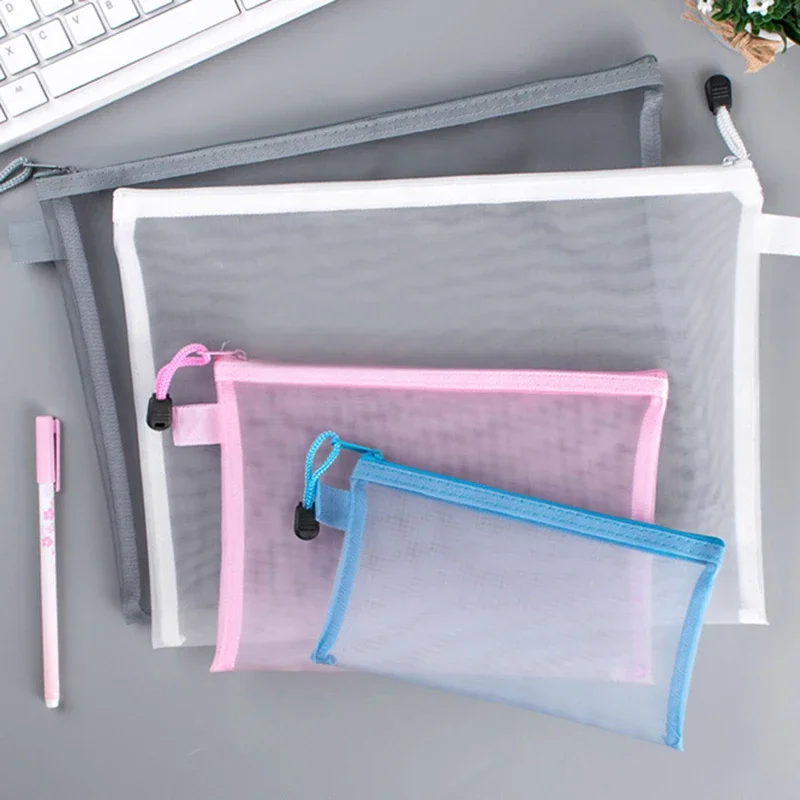 1Pcs A4/A5/A6 Mesh Zipper Pouc - Portfolio Folder Zip avis et prix