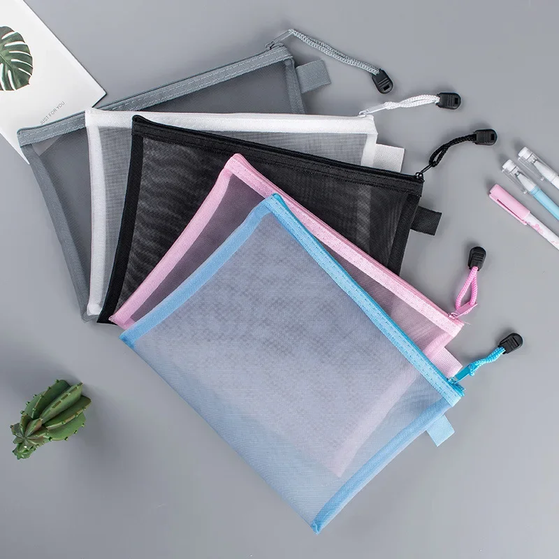 1Pcs A4/A5/A6 Mesh Zipper Pouc - Portfolio Folder Zip avis et prix
