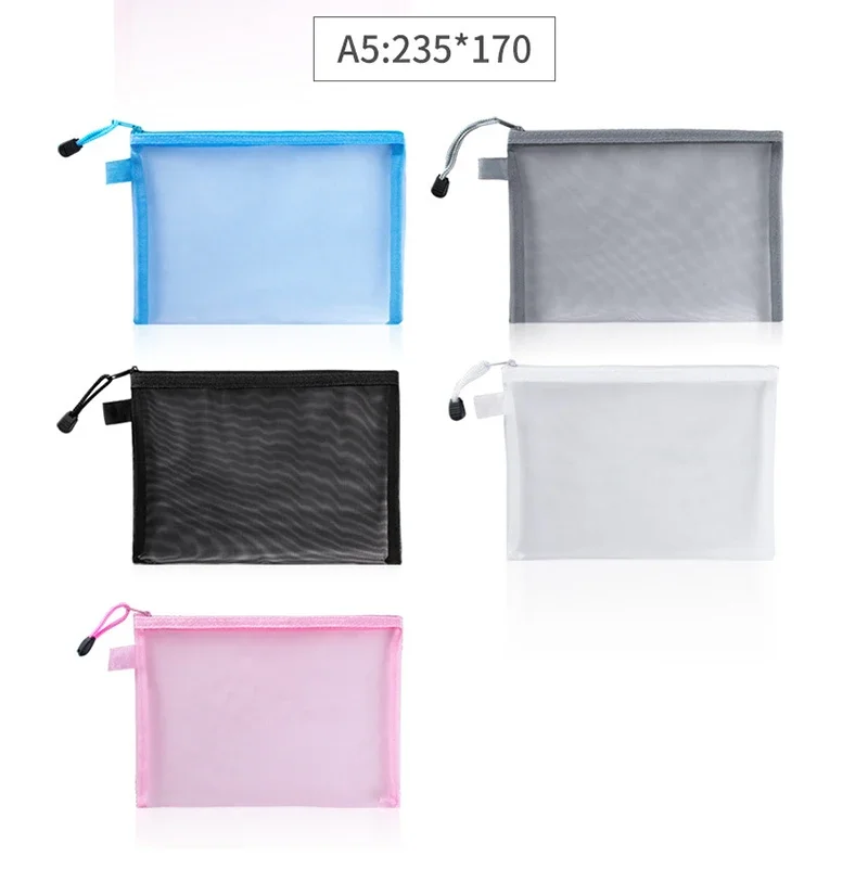 1Pcs A4/A5/A6 Mesh Zipper Pouc - Portfolio Folder Zip avis et prix