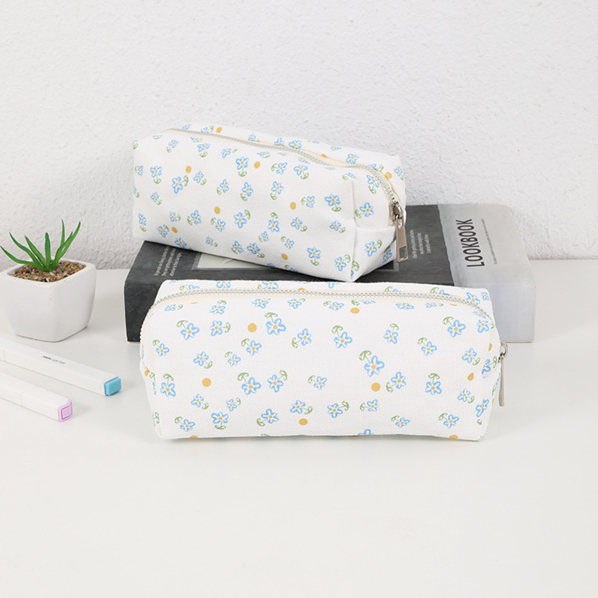 Simple floral printed pencil c - Stationery And Office Supply Stores avis et prix
