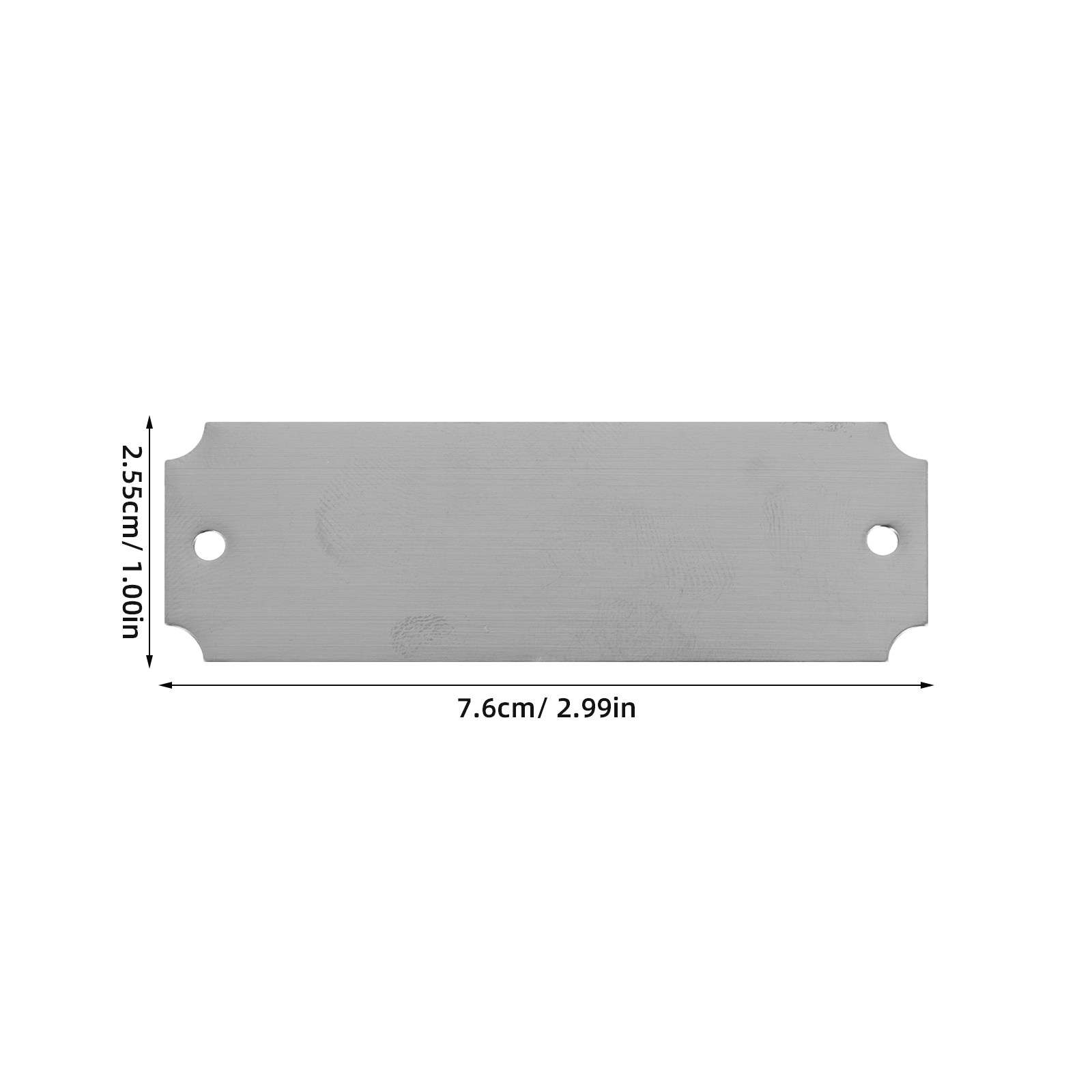 12Pcs Stainless Steel Blank Na - Desk Name Plate avis et prix