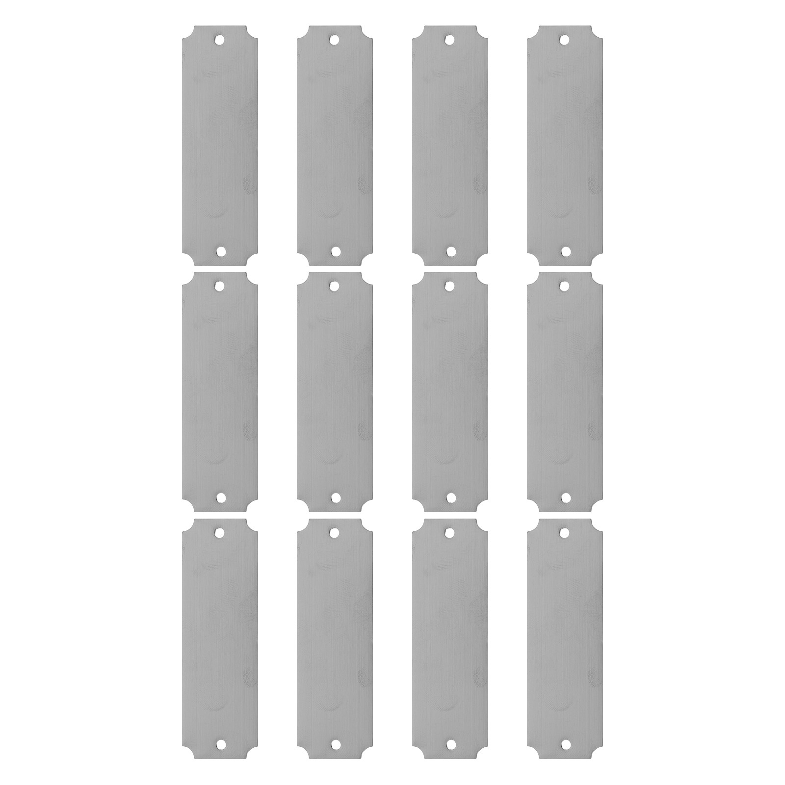 12Pcs Stainless Steel Blank Na - Desk Name Plate avis et prix