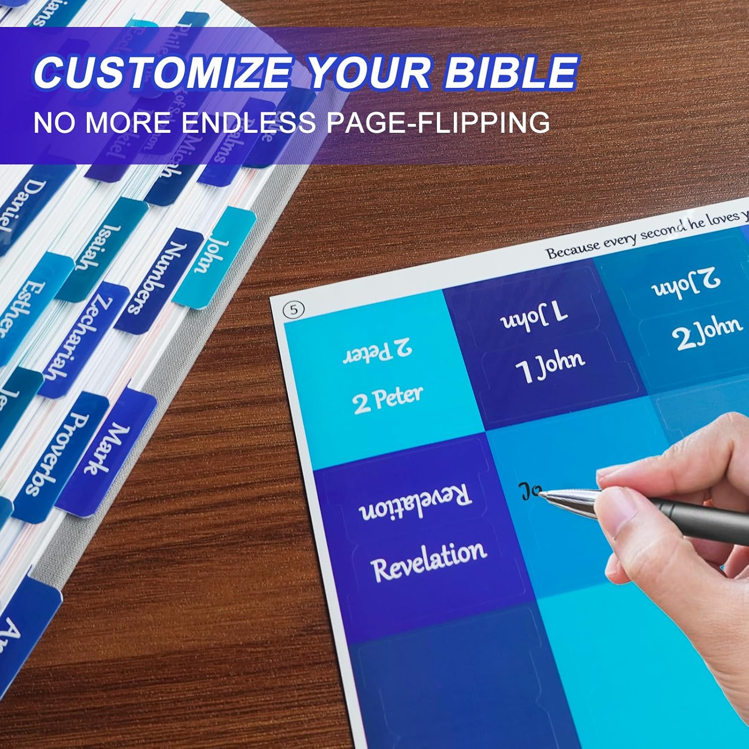 Bible Tabs for Women and Men E - Index Tab Divider avis et prix