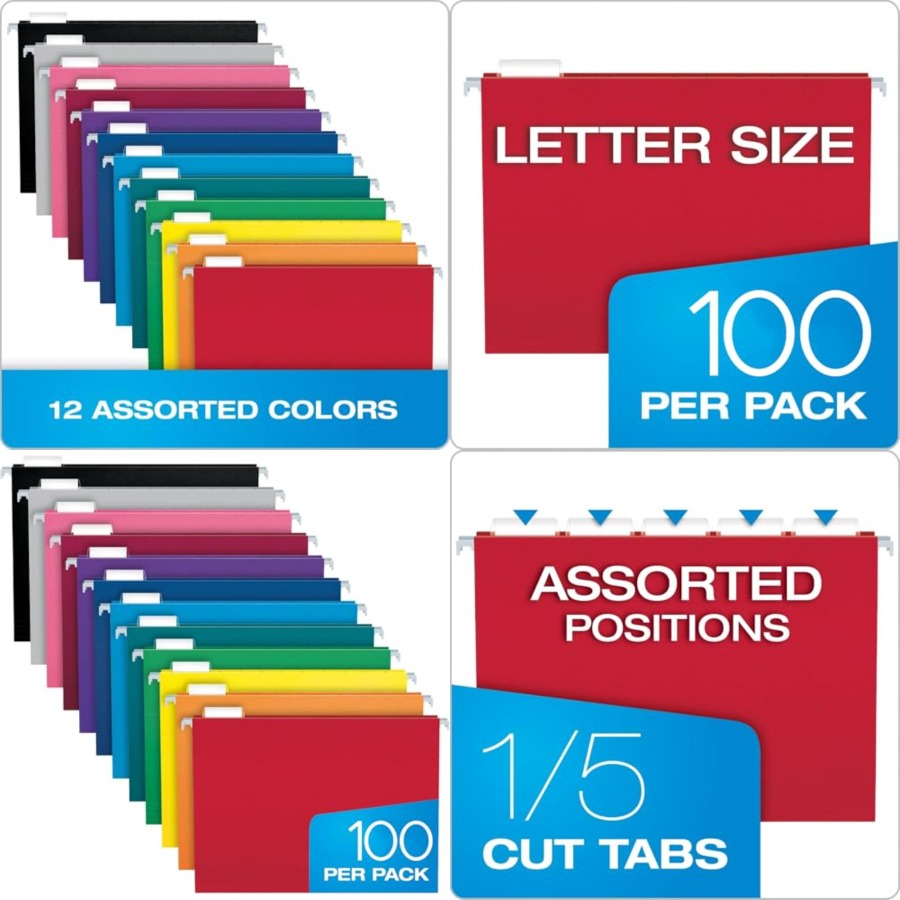 Colored Hanging File Folders L - File Folder Hanging avis et prix