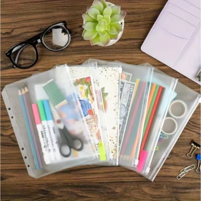 10Pcs Transparent PVC Zipper B - Portfolio Folder Zip avis et prix