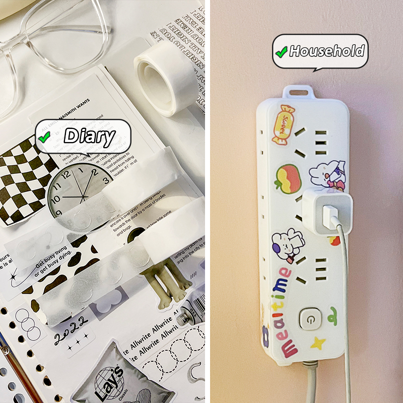 1roll Traceless Dots Glue Tape - Memo Pad Sticky avis et prix