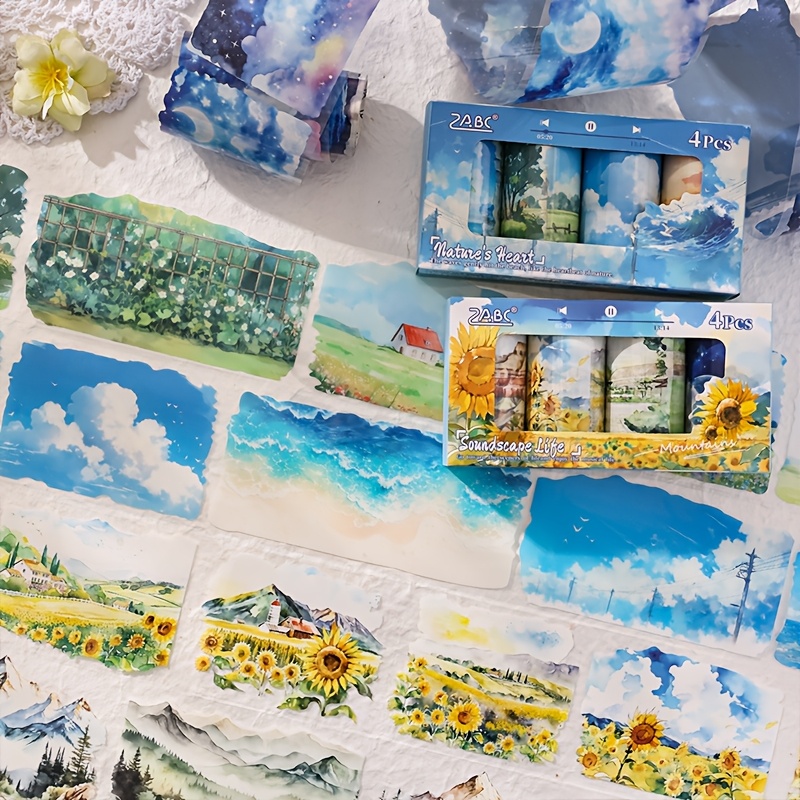 4Roll Landscape Pattern Decora - Memo Pad Sticky avis et prix