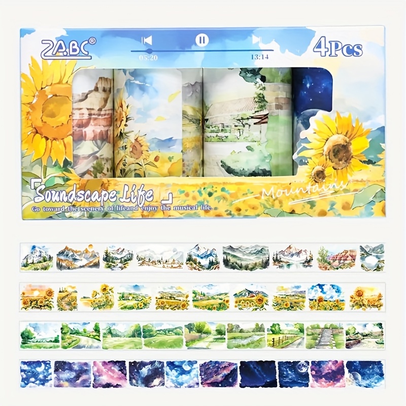 4Roll Landscape Pattern Decora - Memo Pad Sticky avis et prix