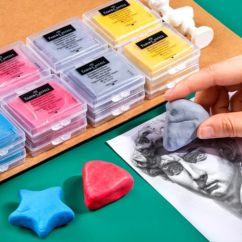 Faber-Castell 2pcs Drawing Art - Rubber Eraser Kneaded avis et prix