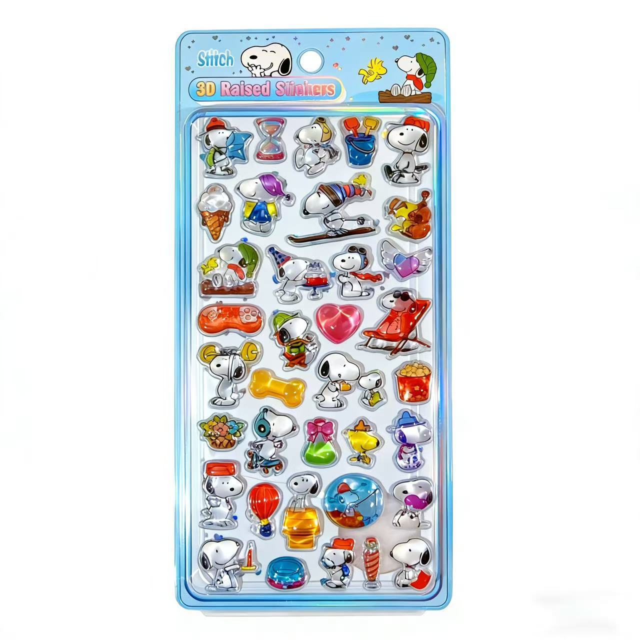 1/6pcs New Snoopy 3D Relief St - Stationery Office avis et prix
