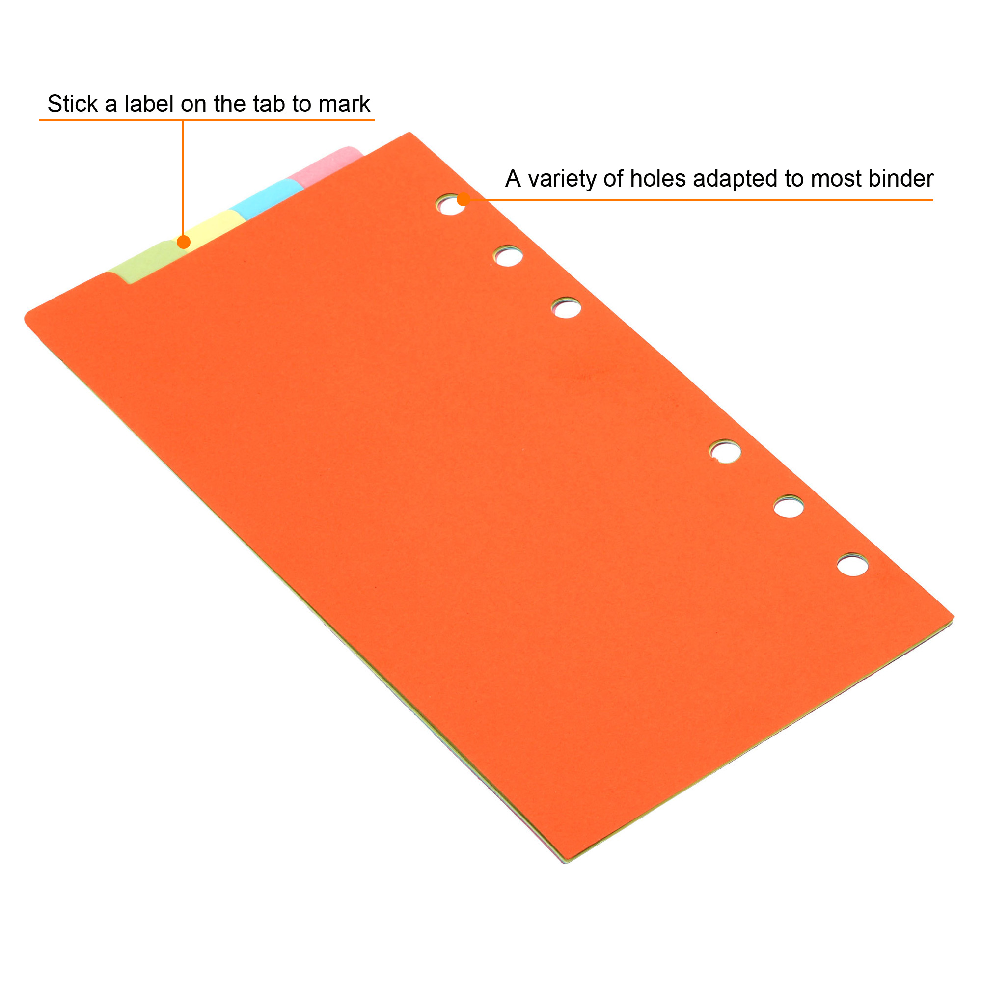 A6 Binder Index Dividers 4 Set - Index Tab Divider avis et prix