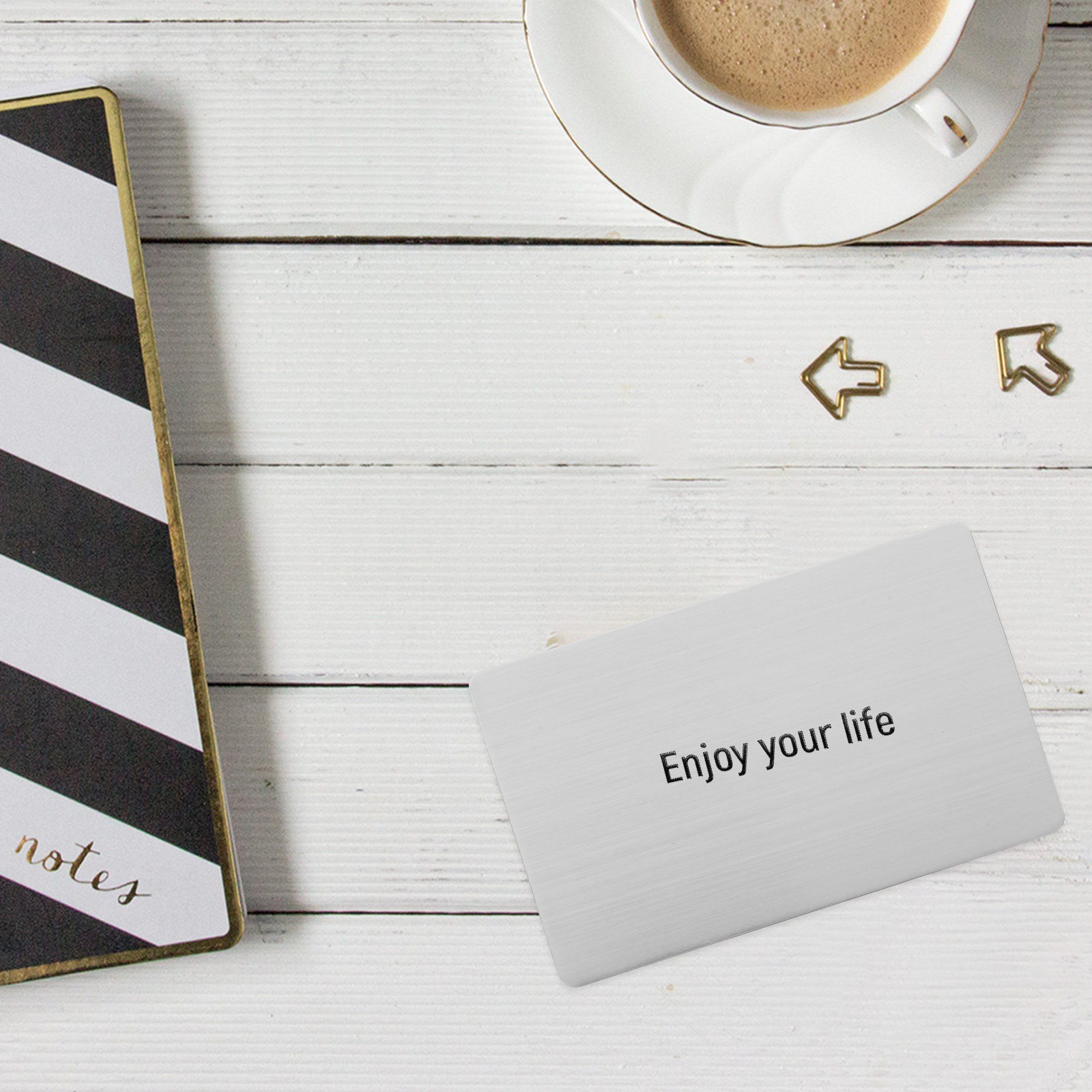 5Pcs Stainless Steel Blank Nam - Desk Name Plate avis et prix