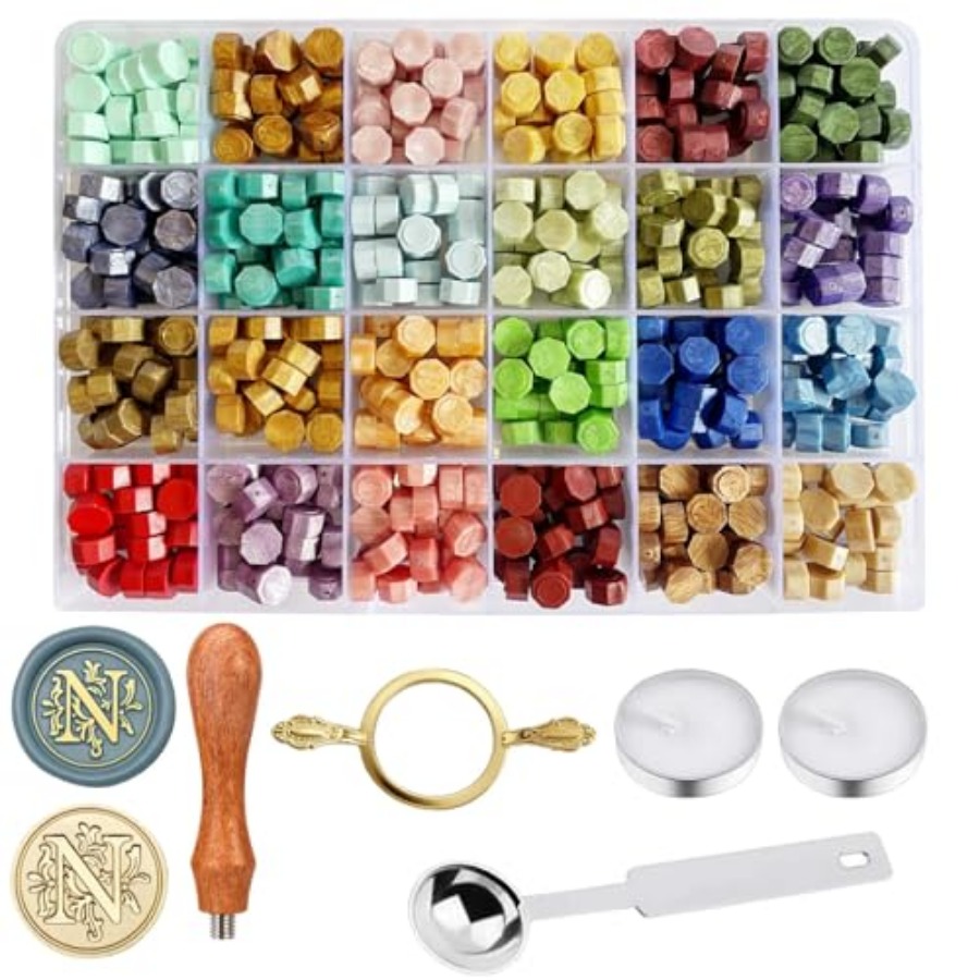 Wax Seal Stamp Kit - Sealing W - Wax Seal Stamp Kit avis et prix