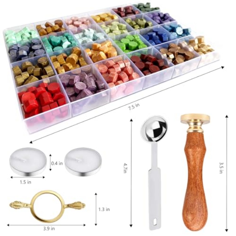 Wax Seal Stamp Kit - Sealing W - Wax Seal Stamp Kit avis et prix