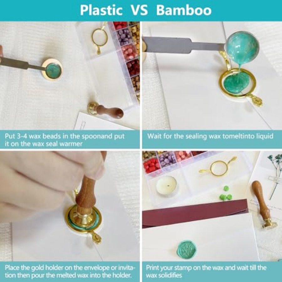 Wax Seal Stamp Kit - Sealing W - Wax Seal Stamp Kit avis et prix