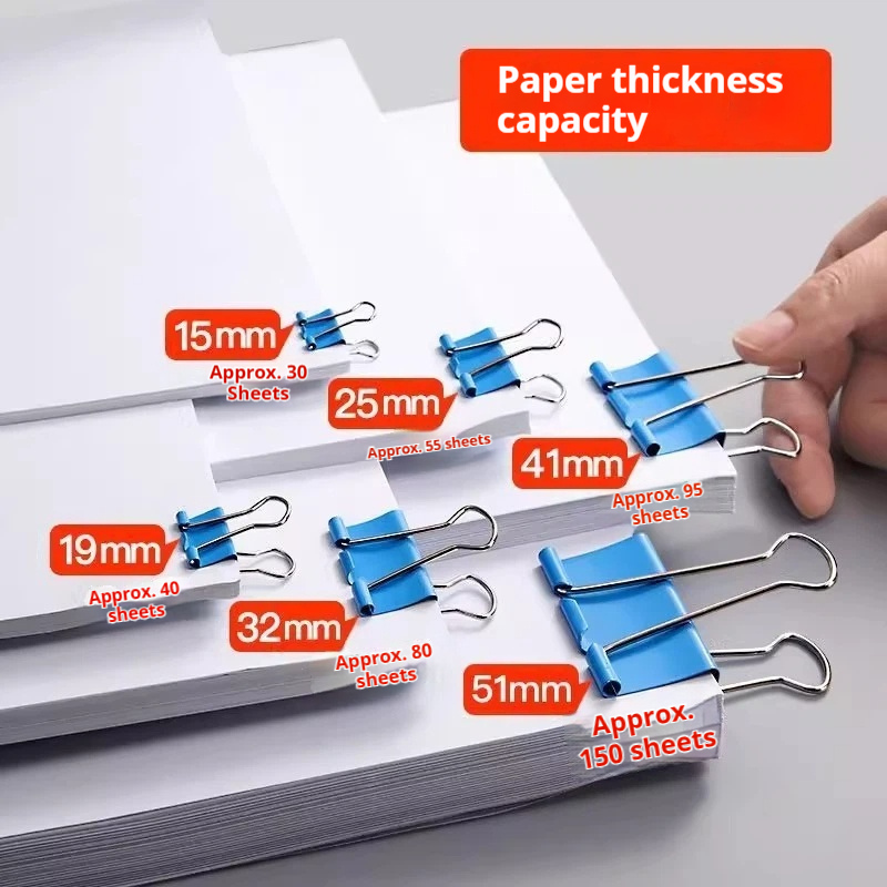 Colored Binder Clips Mixed Col - Binder Clip Assorted avis et prix